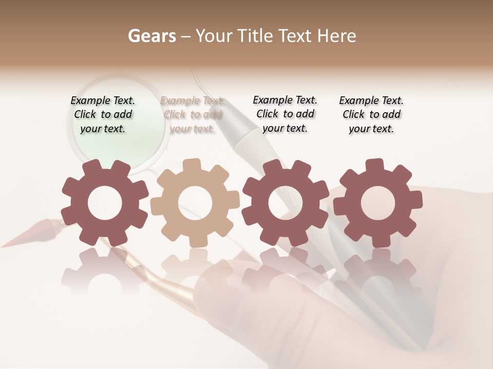 Protection Dentist Equipment PowerPoint Template