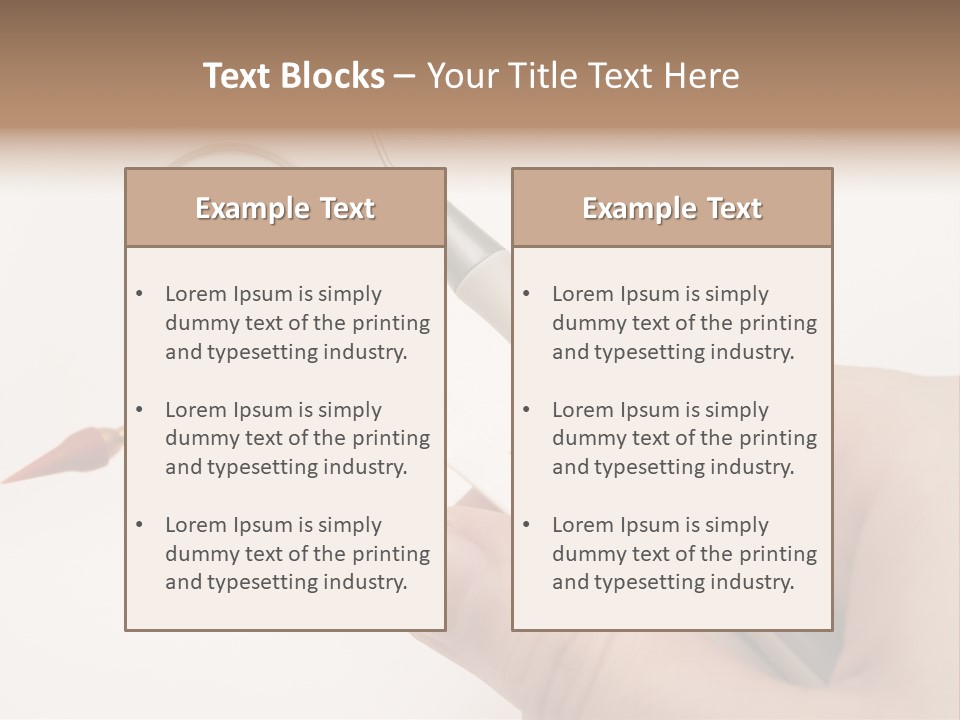 Protection Dentist Equipment PowerPoint Template