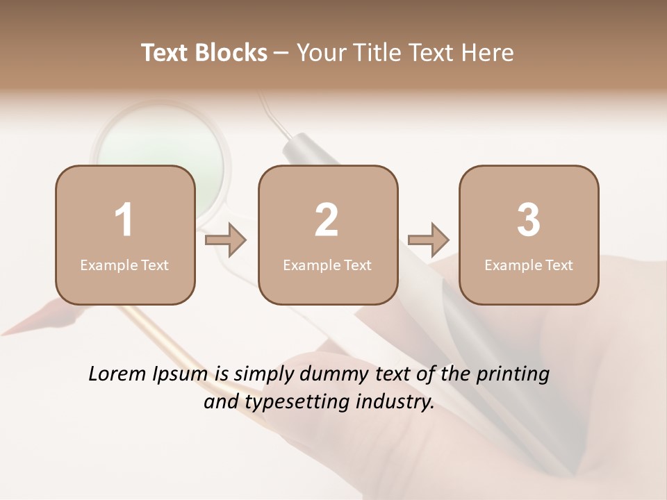 Protection Dentist Equipment PowerPoint Template