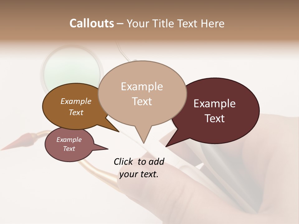 Protection Dentist Equipment PowerPoint Template