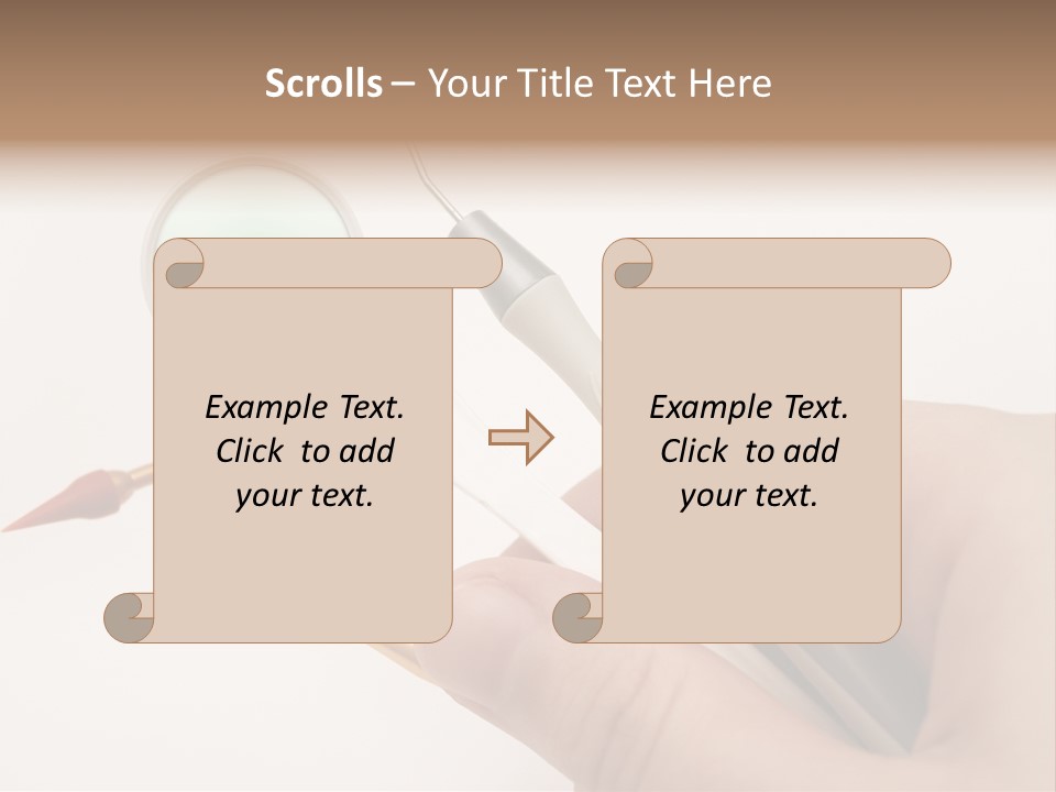 Protection Dentist Equipment PowerPoint Template
