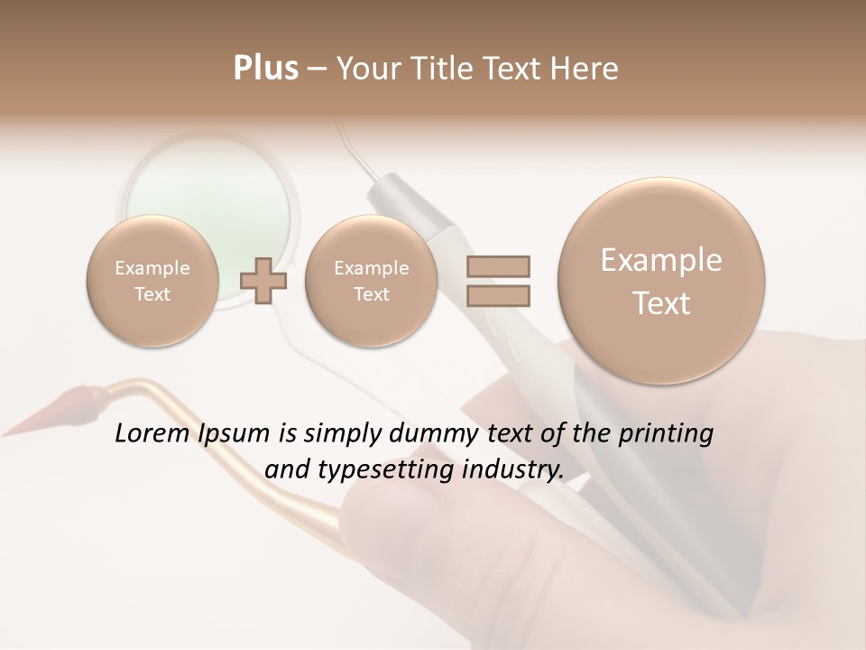 Protection Dentist Equipment PowerPoint Template