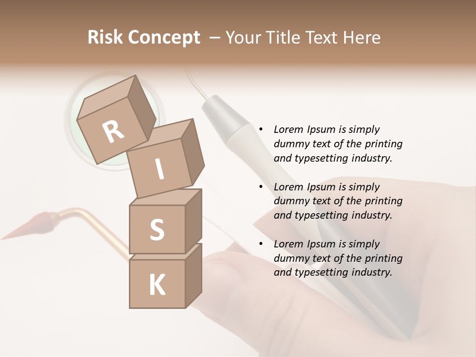 Protection Dentist Equipment PowerPoint Template