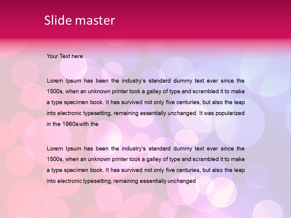 Pattern Modern Vivid PowerPoint Template