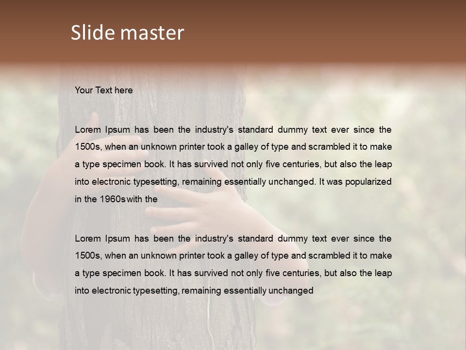 Outdoor Life Ecology PowerPoint Template