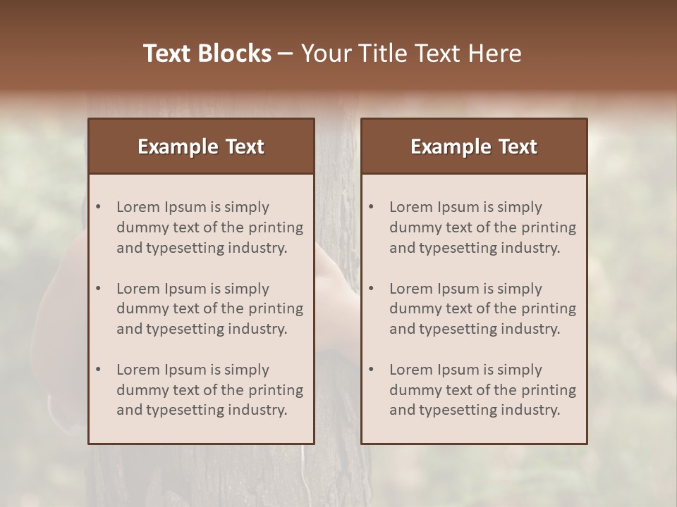 Outdoor Life Ecology PowerPoint Template