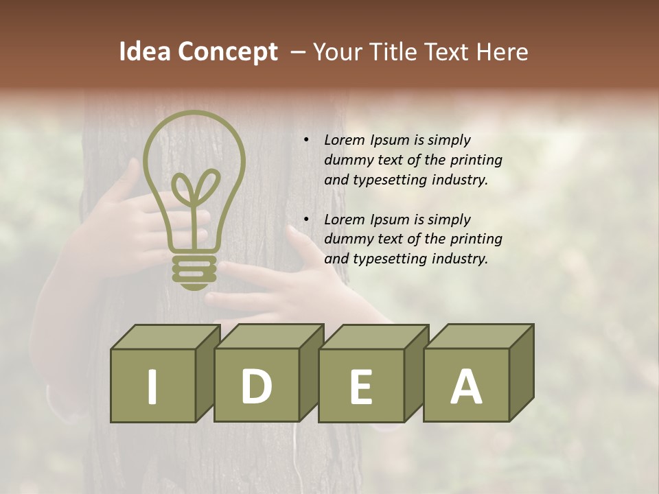 Outdoor Life Ecology PowerPoint Template