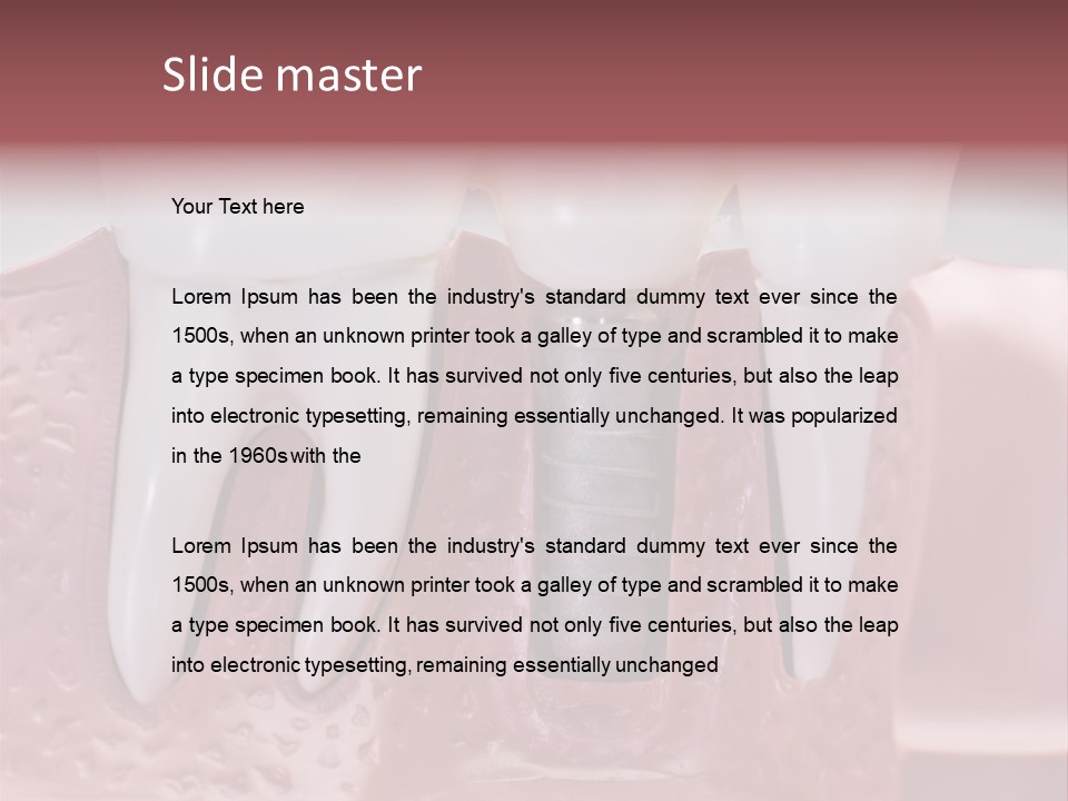 Artificial Model Medicine PowerPoint Template