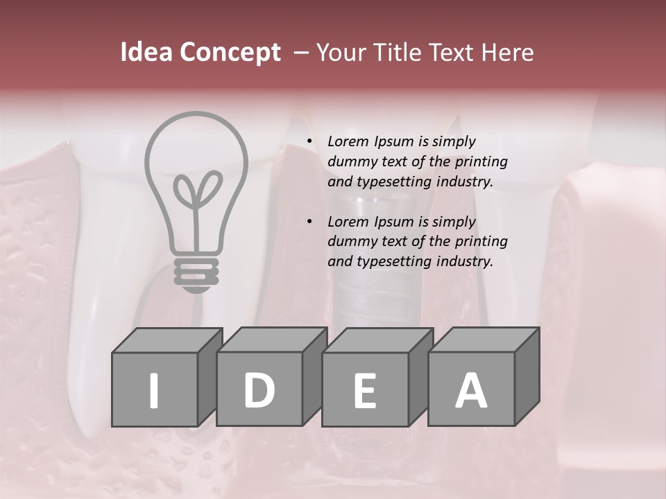 Artificial Model Medicine PowerPoint Template