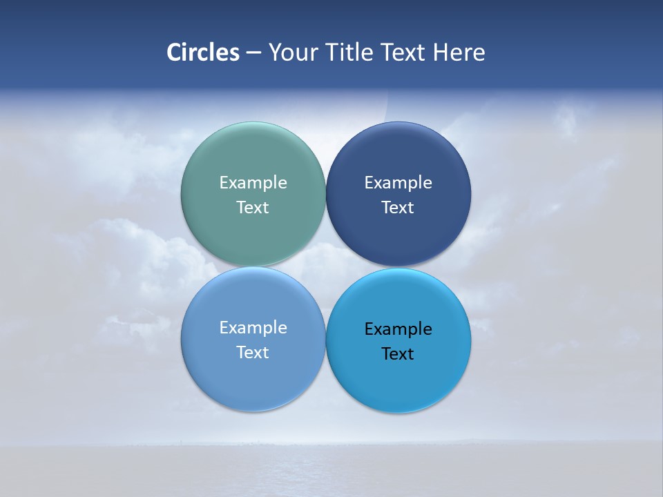 Seascape Stillness Natural PowerPoint Template