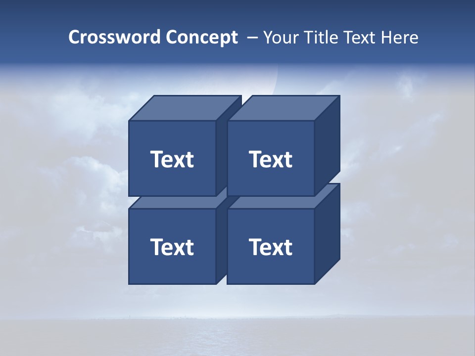 Seascape Stillness Natural PowerPoint Template