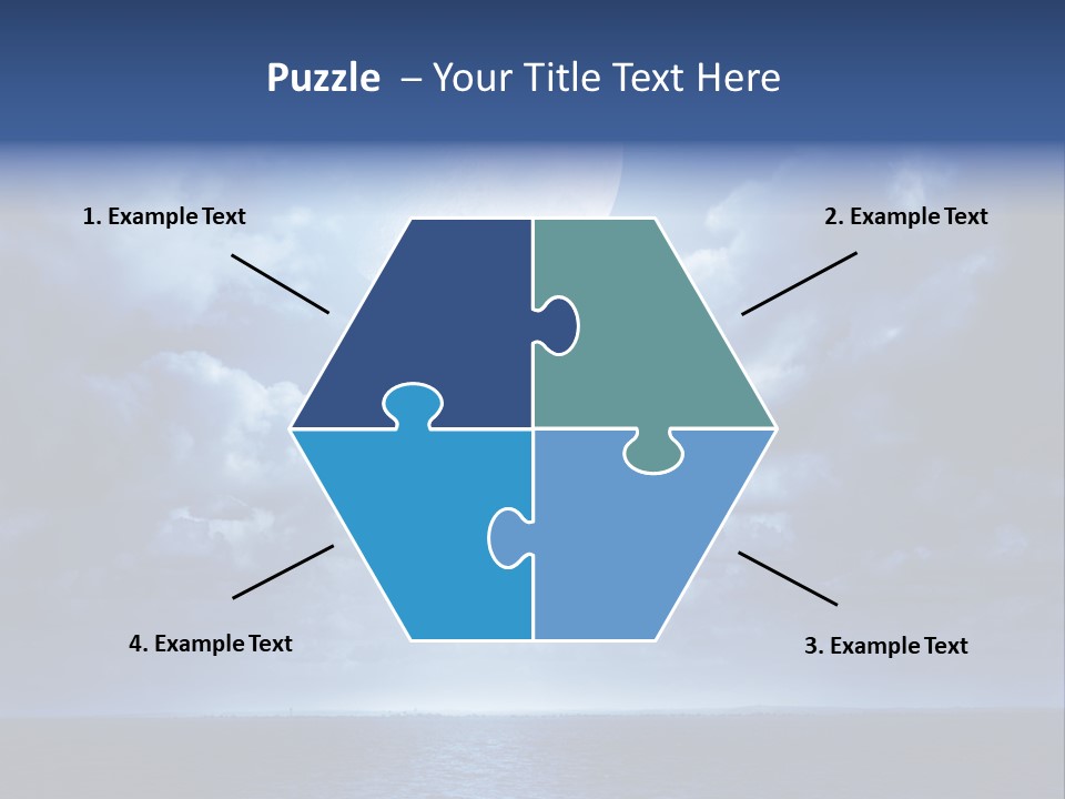 Seascape Stillness Natural PowerPoint Template