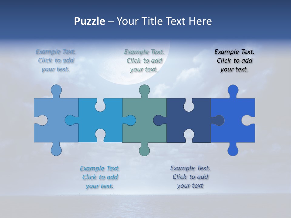 Seascape Stillness Natural PowerPoint Template