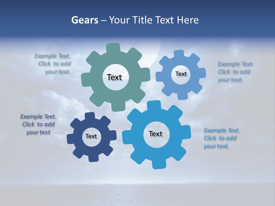 Seascape Stillness Natural PowerPoint Template