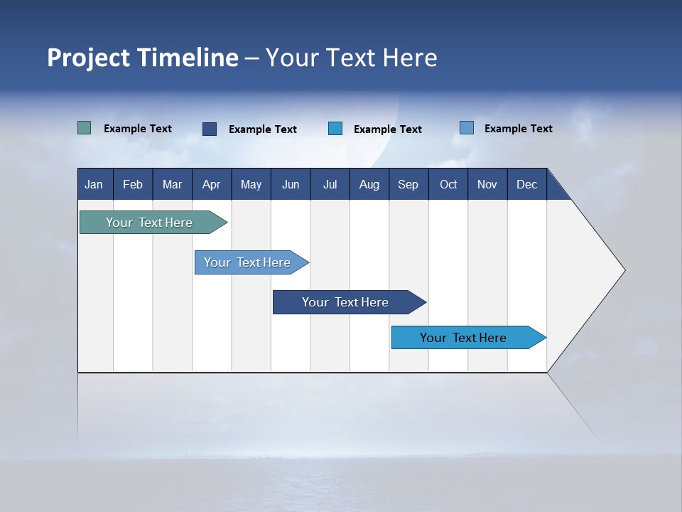 Seascape Stillness Natural PowerPoint Template
