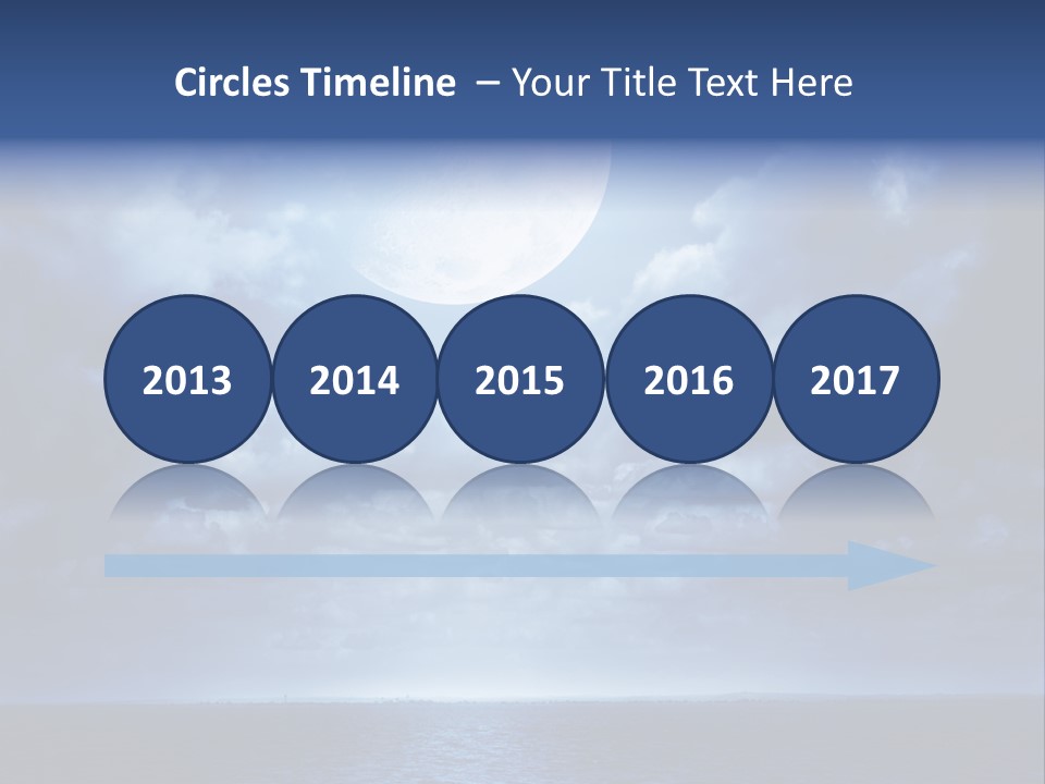 Seascape Stillness Natural PowerPoint Template