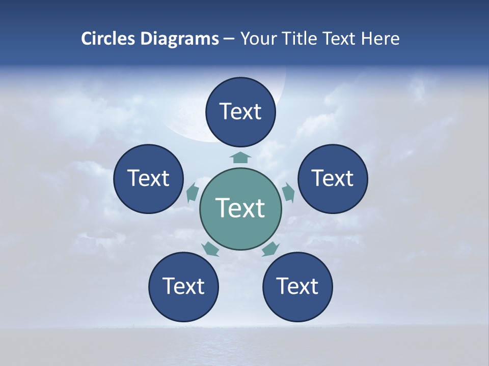 Seascape Stillness Natural PowerPoint Template