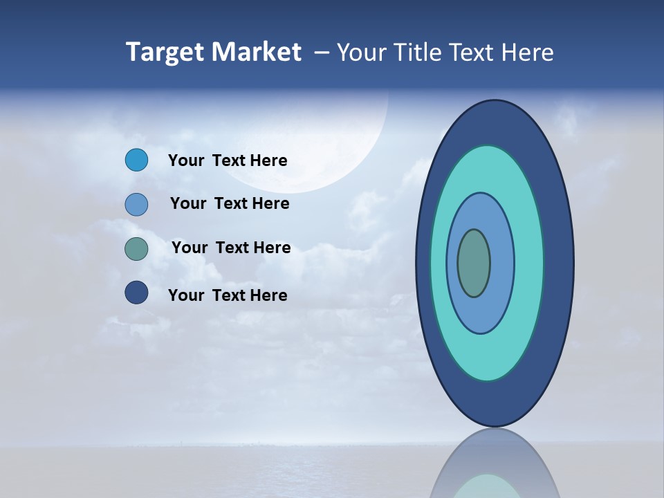 Seascape Stillness Natural PowerPoint Template