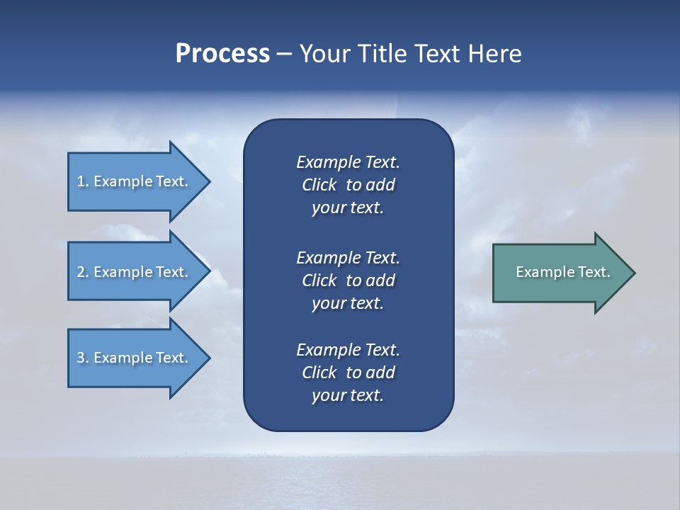 Seascape Stillness Natural PowerPoint Template