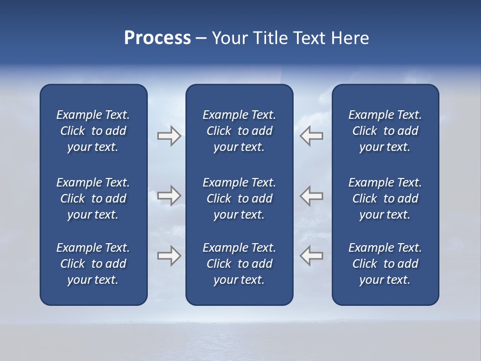 Seascape Stillness Natural PowerPoint Template
