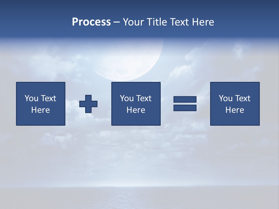 Seascape Stillness Natural PowerPoint Template