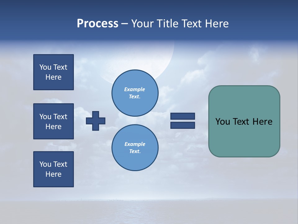 Seascape Stillness Natural PowerPoint Template