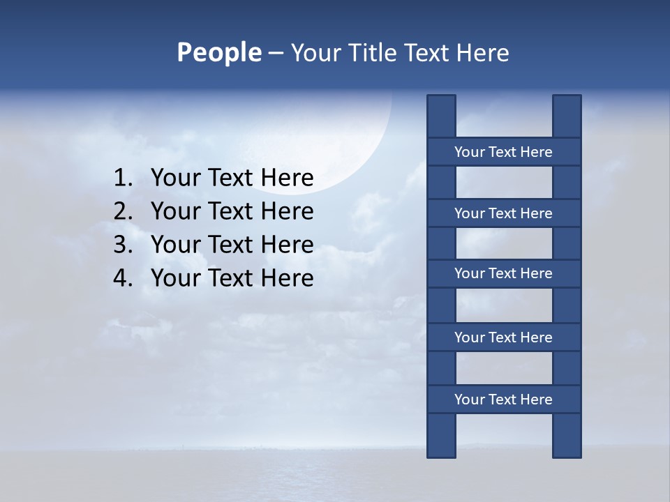 Seascape Stillness Natural PowerPoint Template