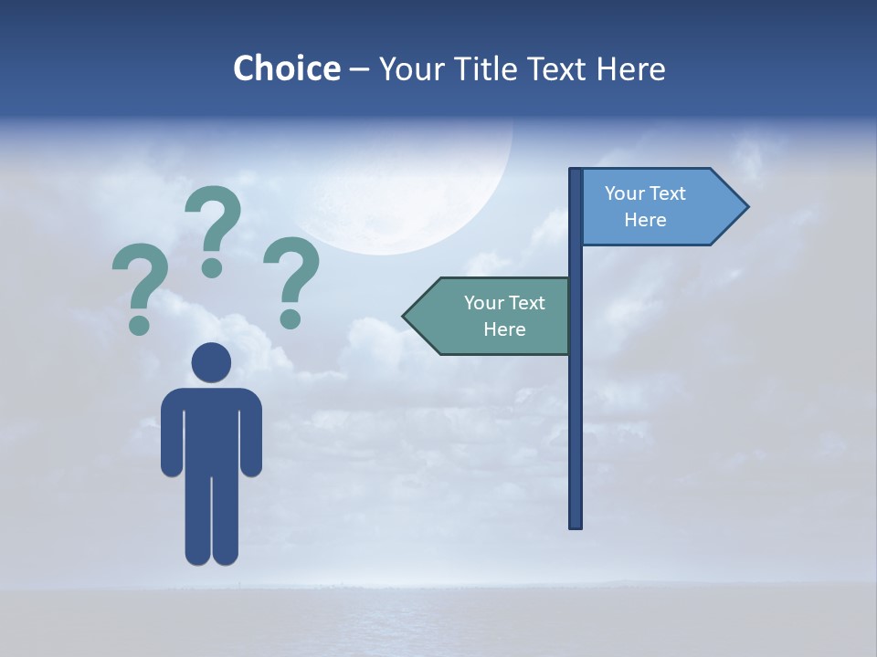 Seascape Stillness Natural PowerPoint Template