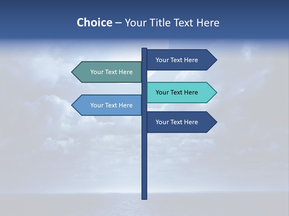 Seascape Stillness Natural PowerPoint Template