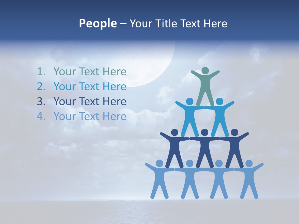 Seascape Stillness Natural PowerPoint Template