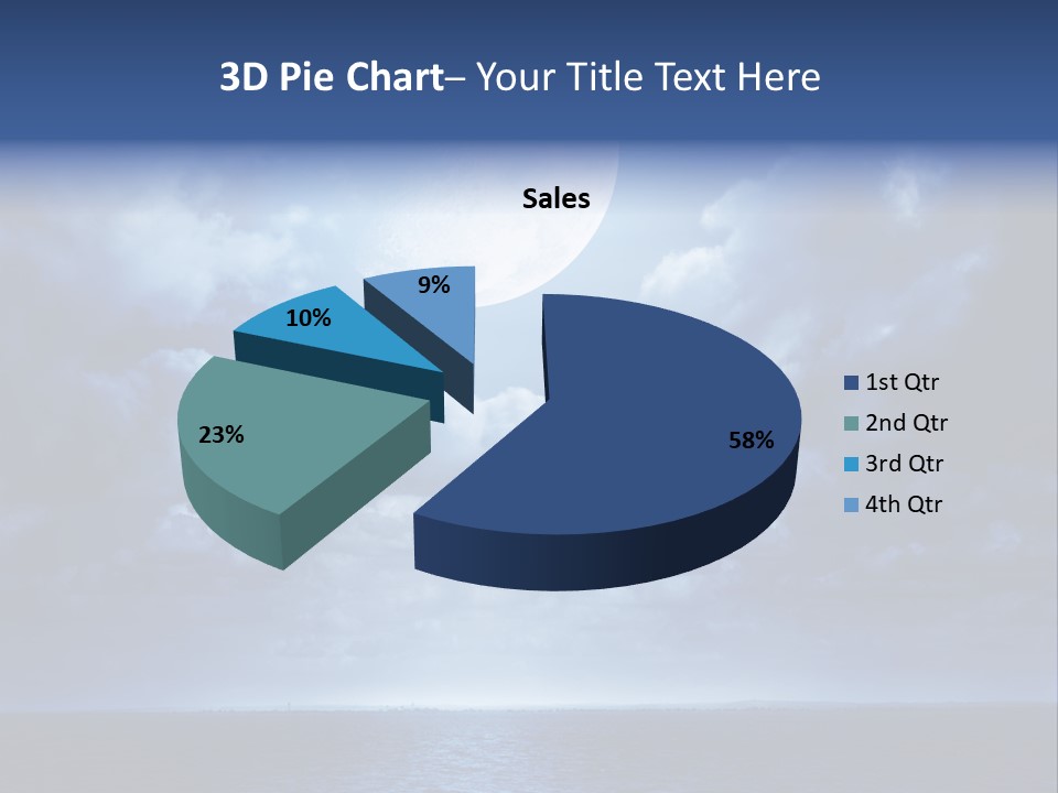 Seascape Stillness Natural PowerPoint Template