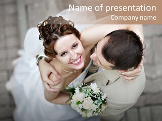 Wedding Veil Background PowerPoint Template