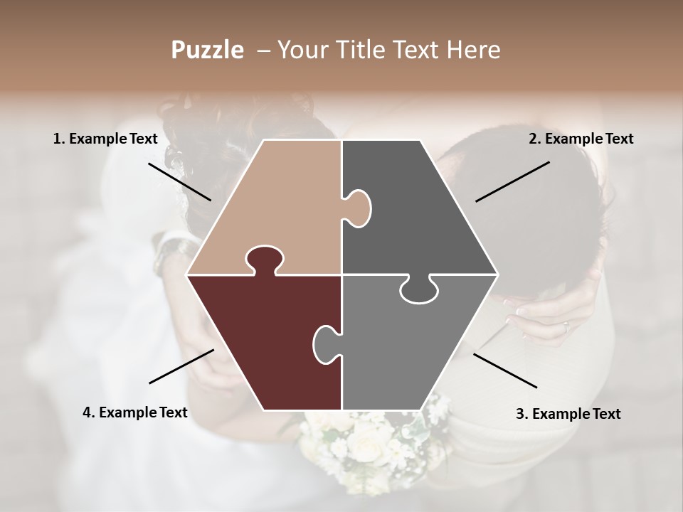 Wedding Veil Background PowerPoint Template