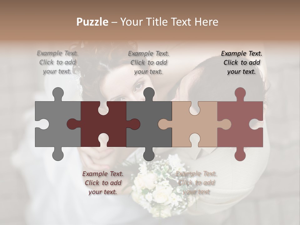 Wedding Veil Background PowerPoint Template