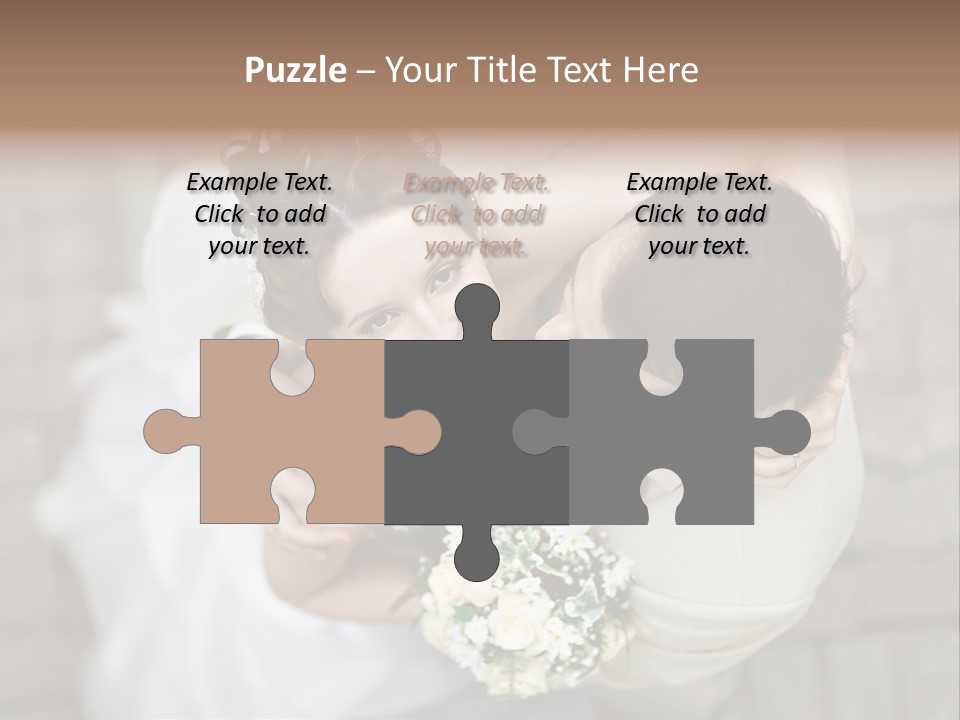 Wedding Veil Background PowerPoint Template