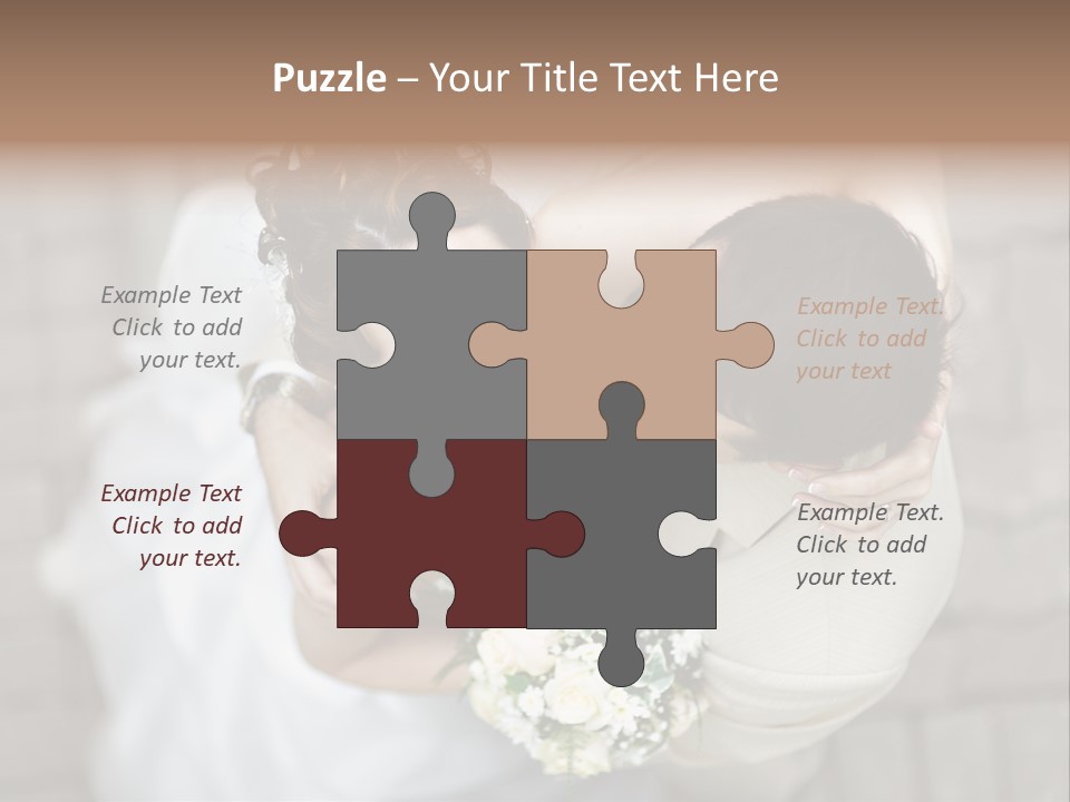Wedding Veil Background PowerPoint Template