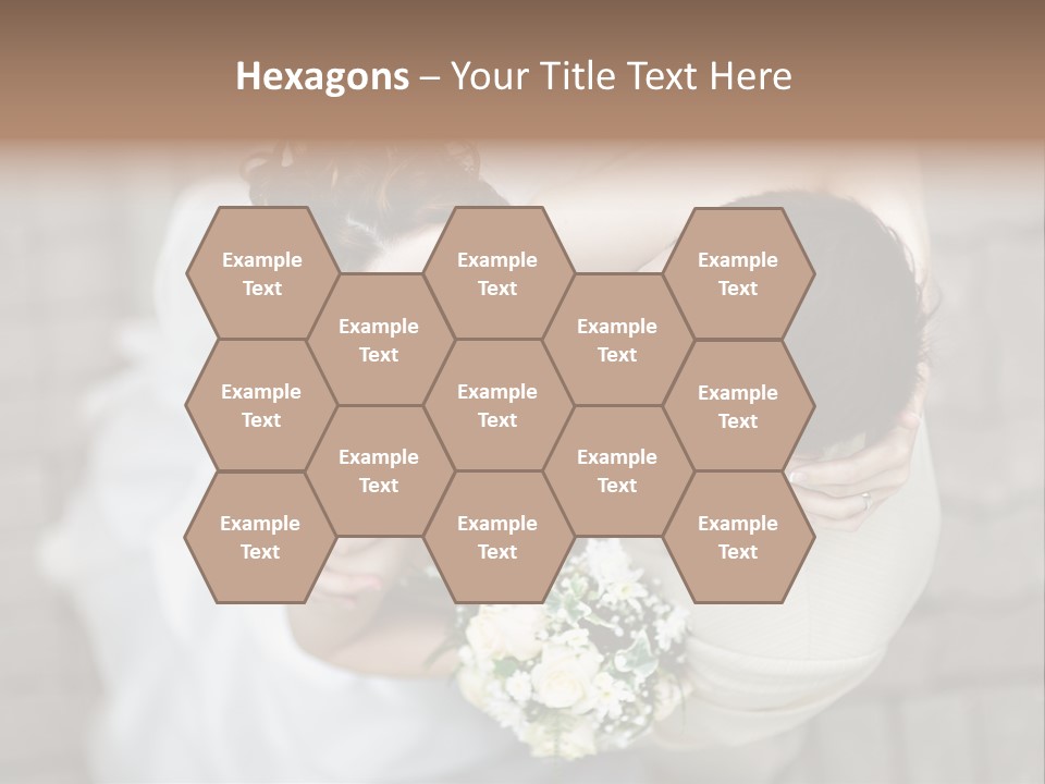 Wedding Veil Background PowerPoint Template