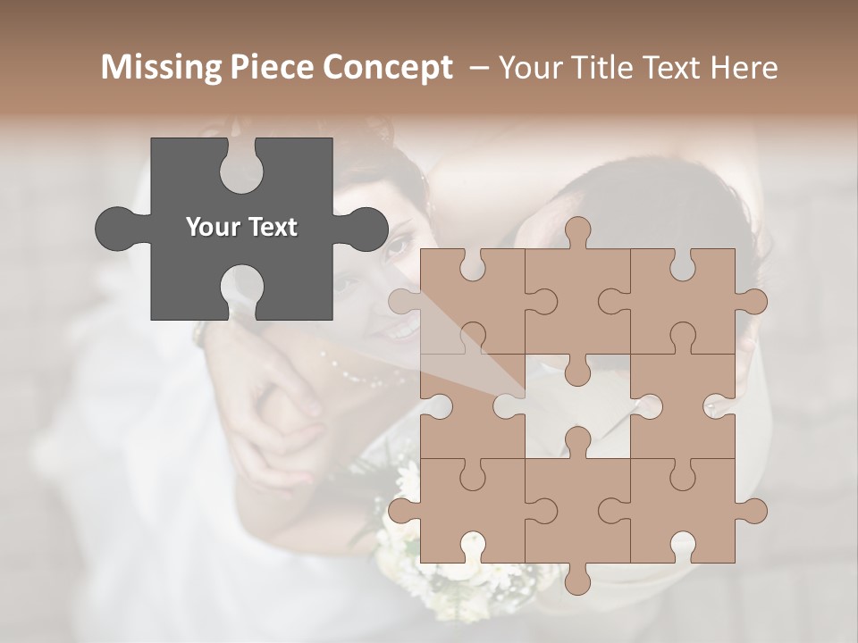 Wedding Veil Background PowerPoint Template