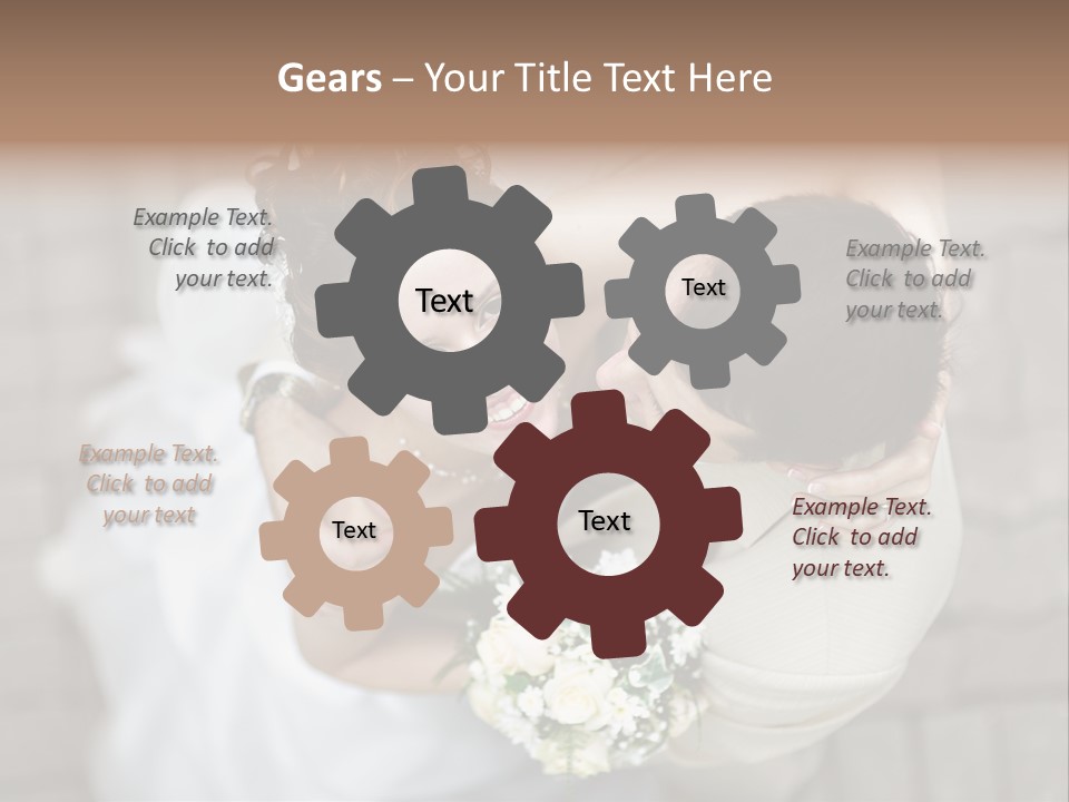 Wedding Veil Background PowerPoint Template