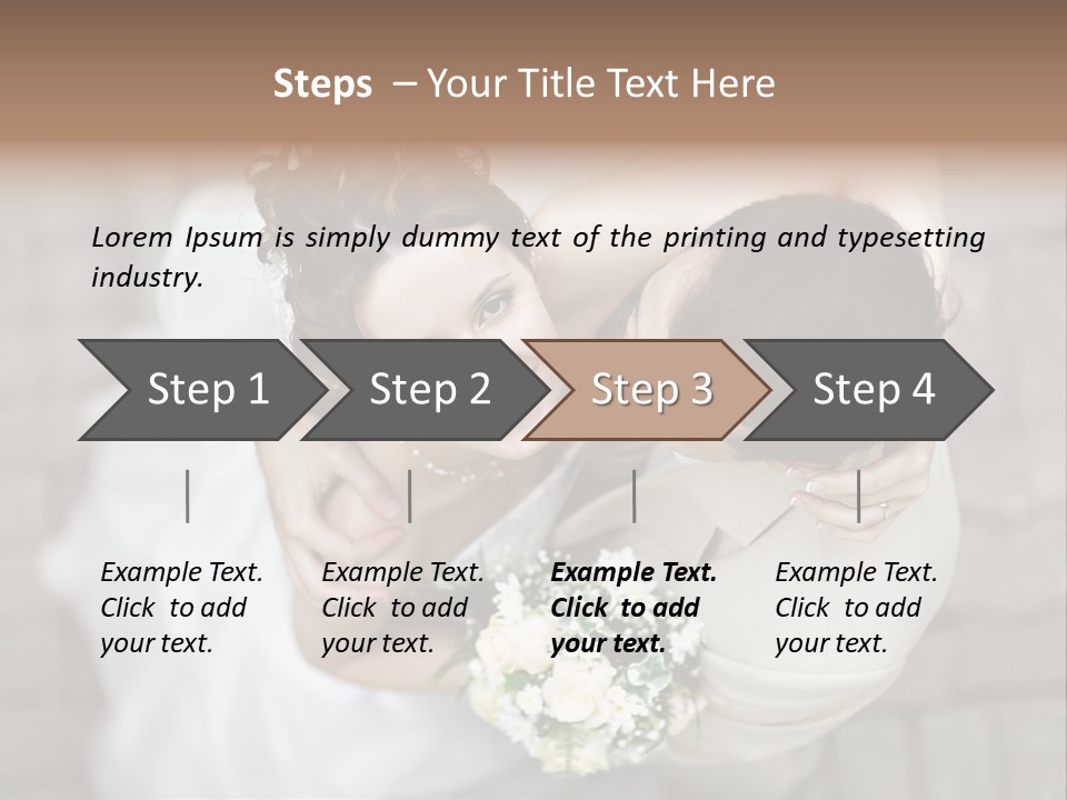 Wedding Veil Background PowerPoint Template