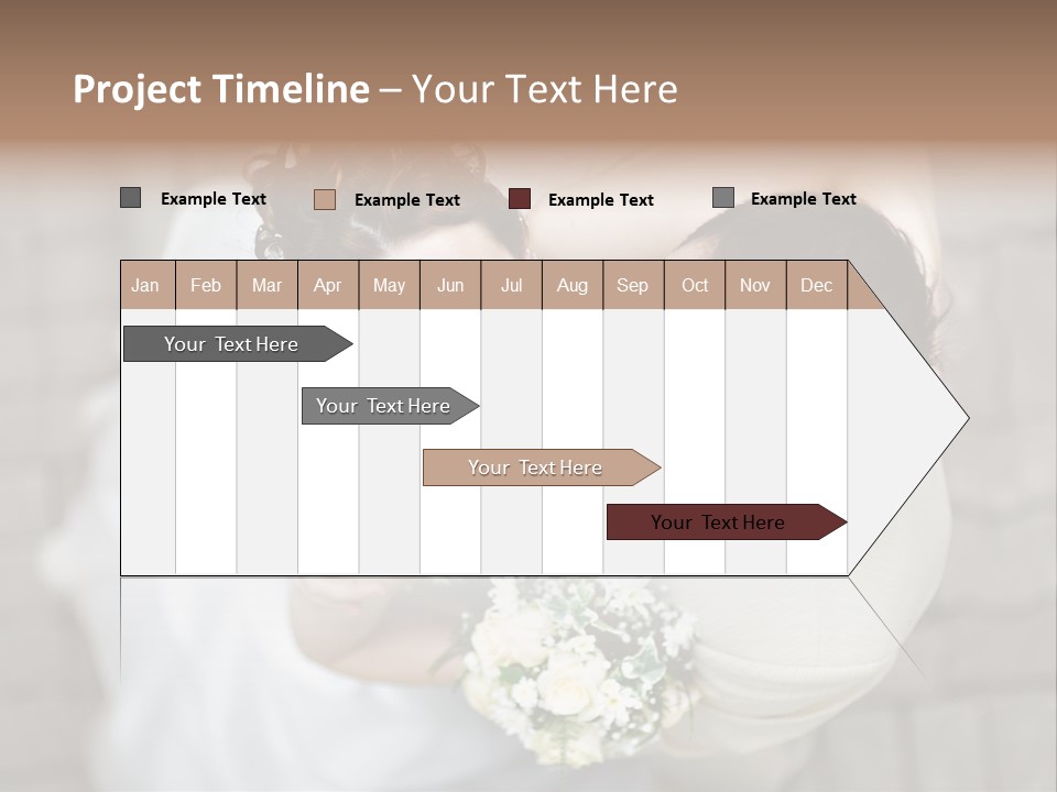 Wedding Veil Background PowerPoint Template