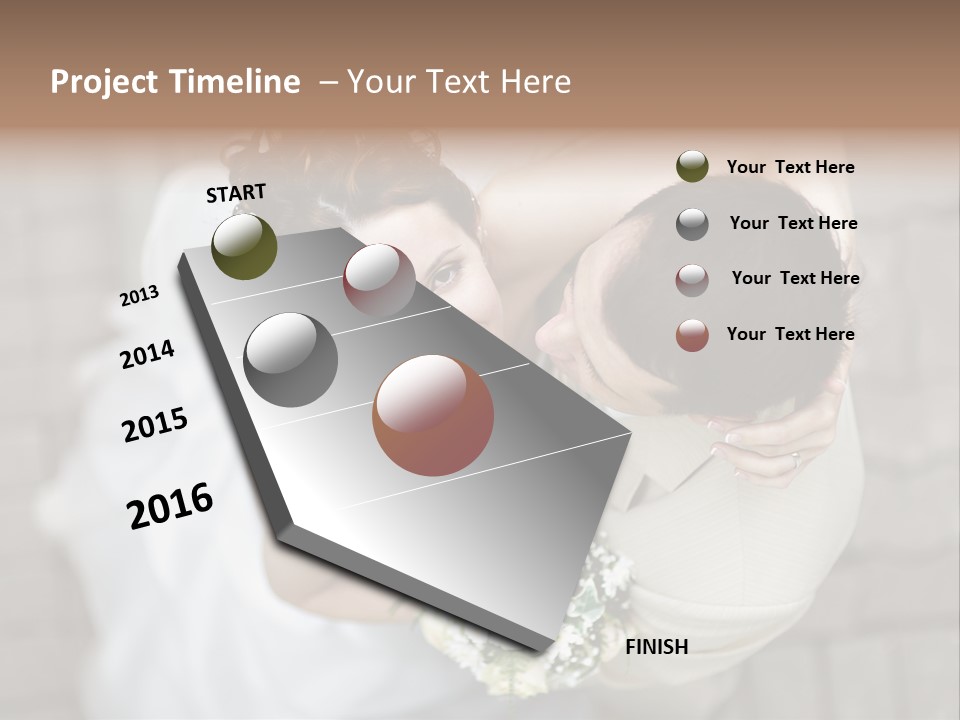 Wedding Veil Background PowerPoint Template