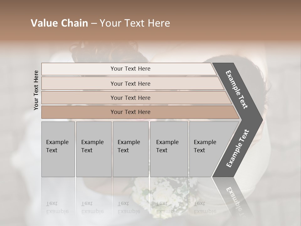 Wedding Veil Background PowerPoint Template