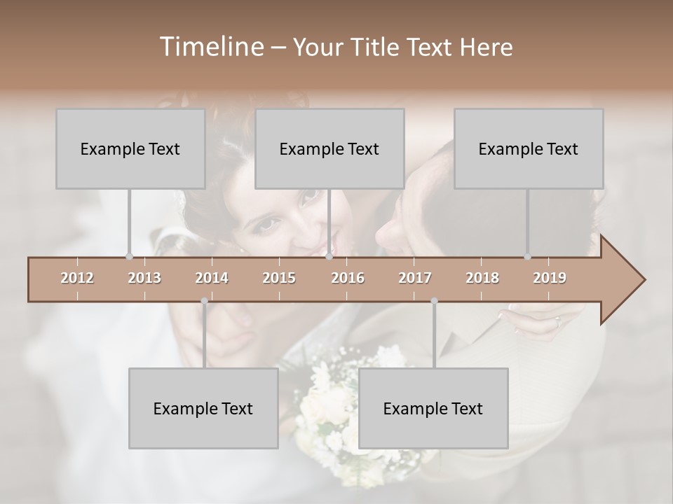 Wedding Veil Background PowerPoint Template