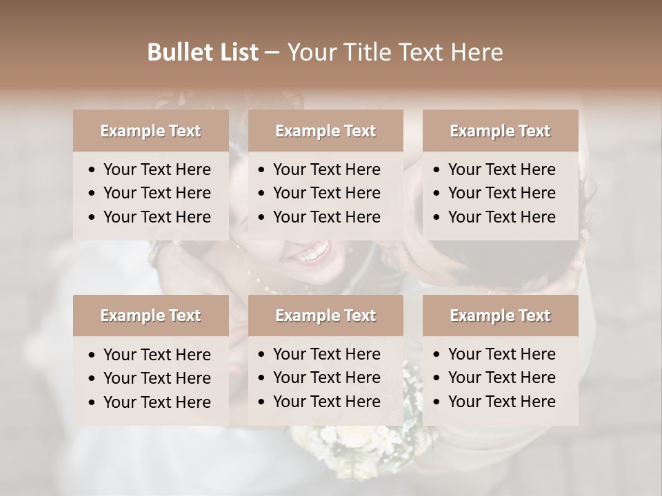Wedding Veil Background PowerPoint Template