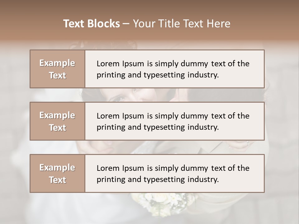 Wedding Veil Background PowerPoint Template