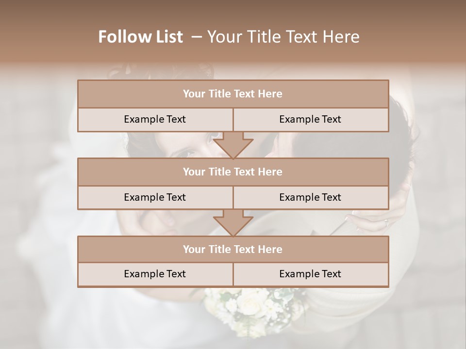 Wedding Veil Background PowerPoint Template