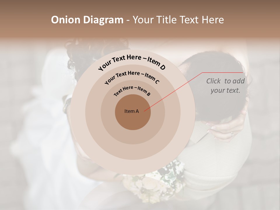 Wedding Veil Background PowerPoint Template