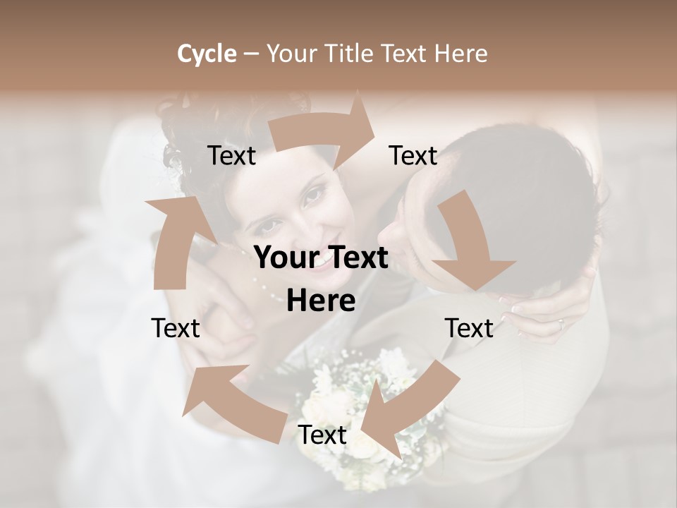 Wedding Veil Background PowerPoint Template