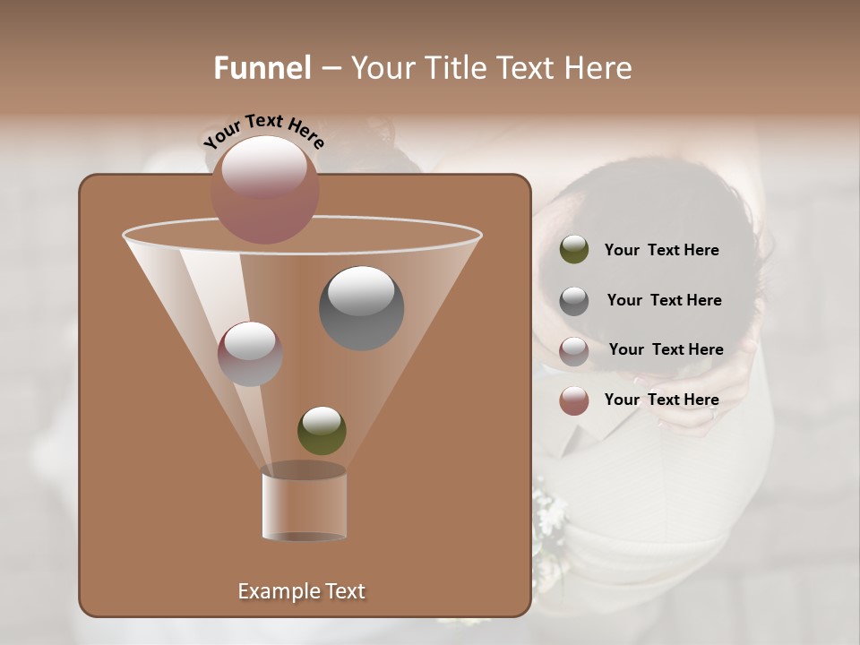 Wedding Veil Background PowerPoint Template